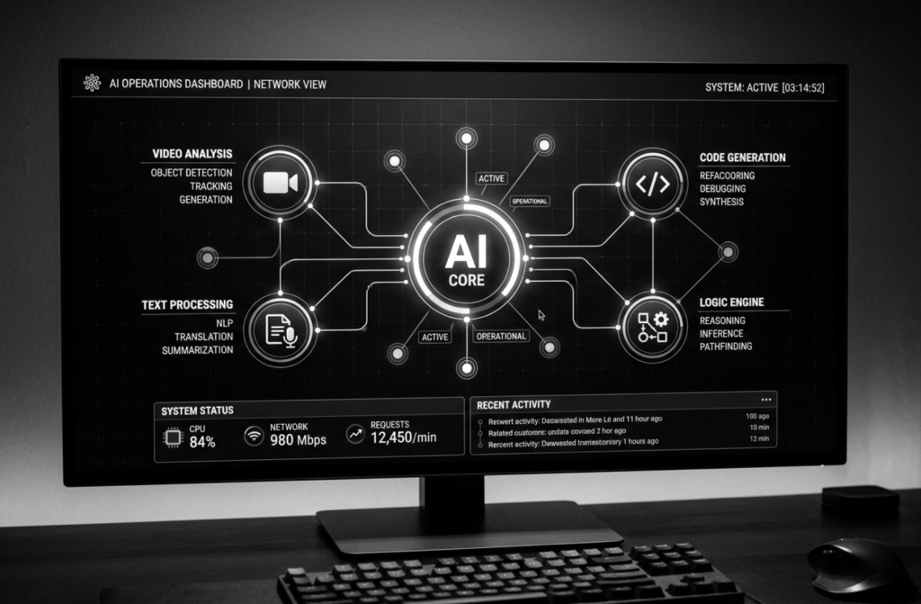 Interconnected AI tools for business illustrating a high-leverage automated growth ecosystem