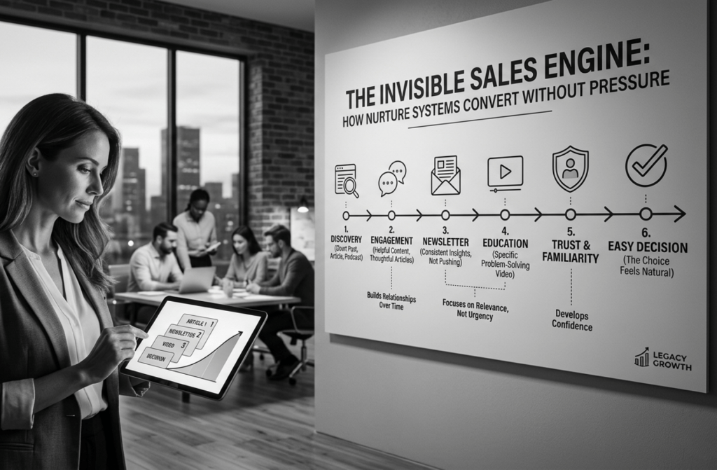 The Invisible Sales Engine: How Nurture Systems Convert Without Pressure